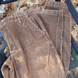 L.L. Bean Men's Brown Corduroy Trousers
